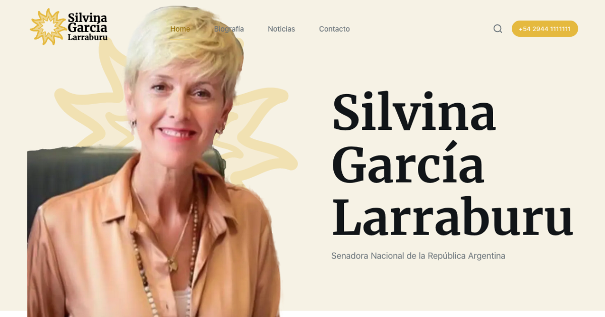 Silvina García Larraburu – Senadora Nacional